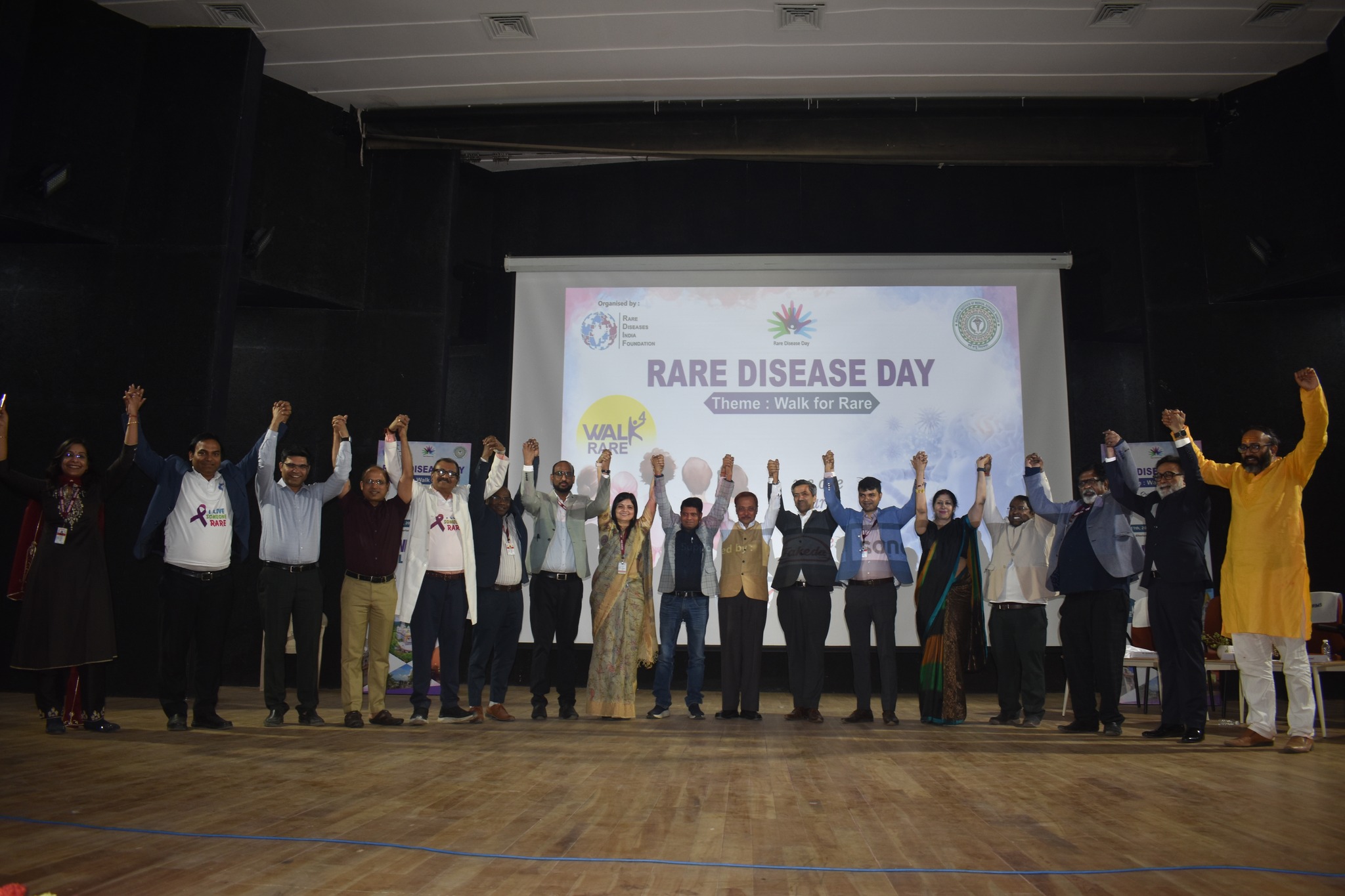 Attendees participating in a workshop at Rare Disease Day, Ranchi.